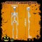 36" Skeleton Halloween Decor, 3FT Posable Halloween Skeleton Decorations, Realistic Full Body Plastic Skeleton for Halloween Party Decor, Haunted House Graveyard Props Indoor Outdoor Decorations